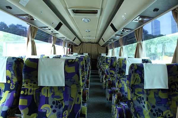 Golden Coach Bus Green Seat